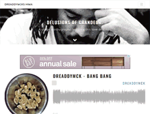 Tablet Screenshot of dreaddymck.com